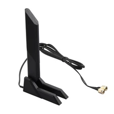 External WiFi 6 6E Antenna Tri-Band 6GHz 5GHz 2.4GHz RP-SMA Male W/ Magnet Mount