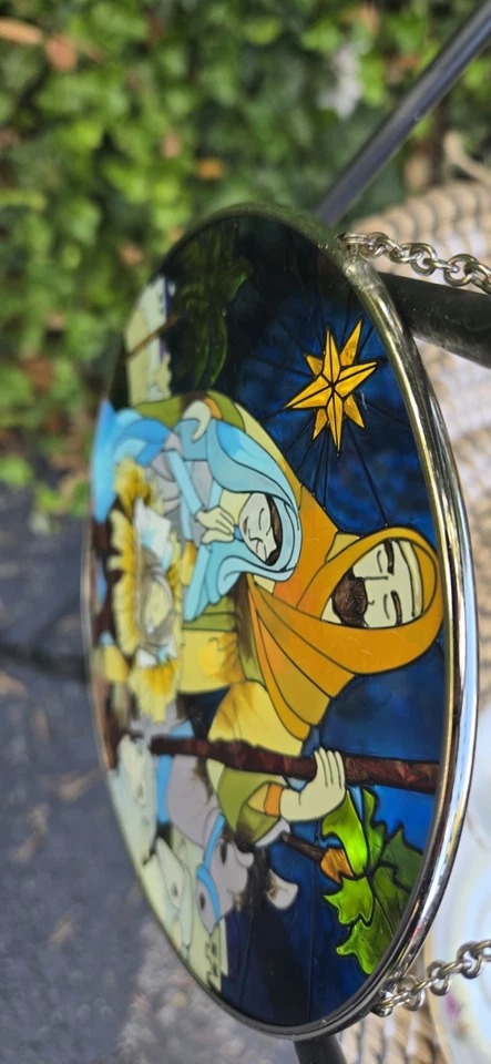 Belén pintado a mano Joan Baker Designs Suncat bebé Jesús María José 6,5 Foto 4 de 4