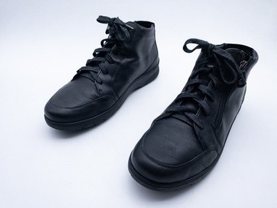 ara Damen Sneaker Freizeitschuh Turnschuh Leder Schwarz Gr. 43 EU Art. 40294-98