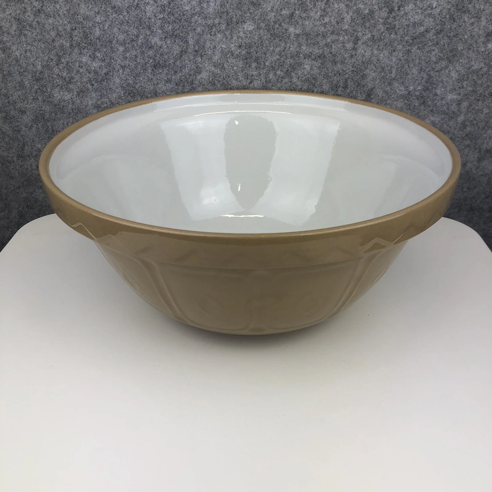 Mason Cash Mixing Bowl Size 9 - 12” Inches - Made In England - Vintage
