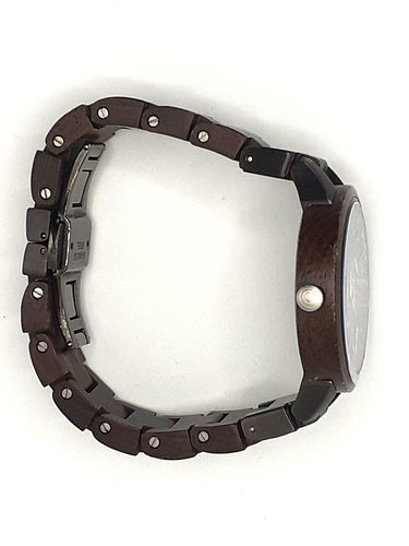 Holzkern Damen-Herren Armbanduhr Antoninus (Leadwood/Marmor) NEUWERTIG - Bild 4 von 7