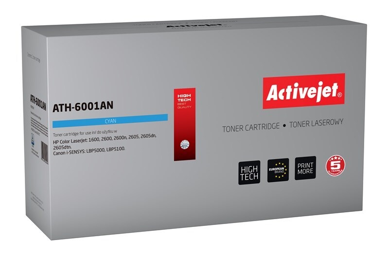 5904356289964 Картридж Activejet ATH-6001AN аналог HP 124A Q6001A Калифорния 7690₽