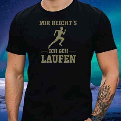 Herren T-Shirt Laufen Läufer Joggen Marathon Motiv Baumwolle Größe XS bis 5XL