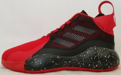 Mens Size 7 Black Red Adidas D Rose 773 2020 Basketball Shoes