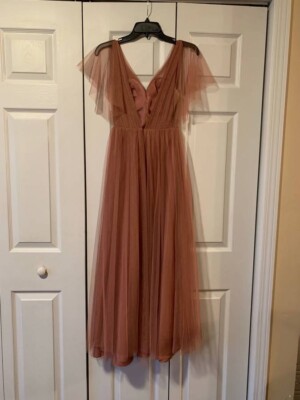 size 0 bridesmaid dresses Olive Green Plus Size Chiffon Bridesmaid Dress BABARONI Halter Neck Maxi Flowy Skirt Gown main image 1