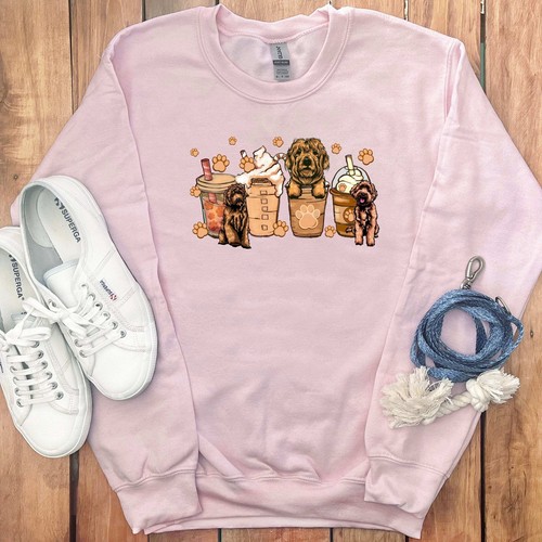 LABRADOODLE AND COFFEE SWEATSHIRT - Picture 39 of 64