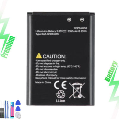 New Replacement Battery BAT-02300-01S for Sonim XP3 Plus XP3900 T-Mobile 2300mAh