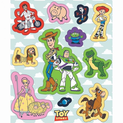 Disney Toy Story 4 Buzz Lightyear Space Aliens Action Figure Panel Fabric