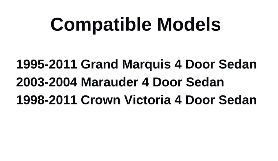 Fits Grand Marquis & Crown Victoria Passenger Right Rear Door Window Glass - Изображение 4 из 4