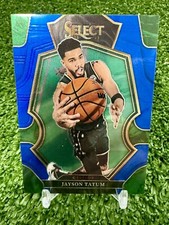 2022-23 Panini Select Jayson Tatum Premier Level Blue #155 Boston Celtics