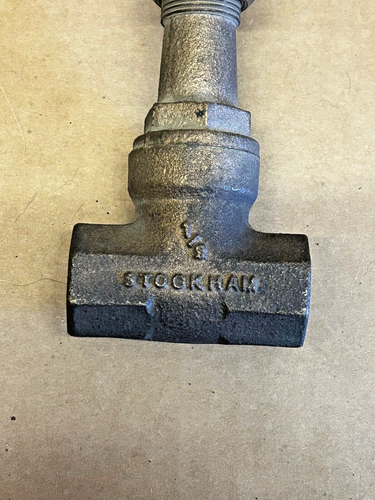 Stockham 1/2" Messing Absperrschieber Abb. B-107 125 S Gewinde USA Made - Bild 4 von 6