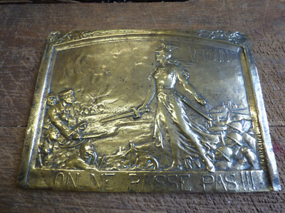 Gedenktafel 14-18 Verdun - On ne passe pas! Louis Octave Mattei