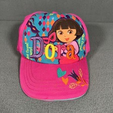 Dora The Explorer Pink Kids Girls Adjustable Baseball Outdoor Hat