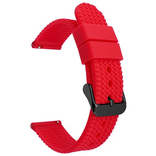 Schnellverschluss Silikon Kautschuk Armband Wasserdicht Uhrenarmband Strap 18 20 22 24 mm - Bild 38 von 47