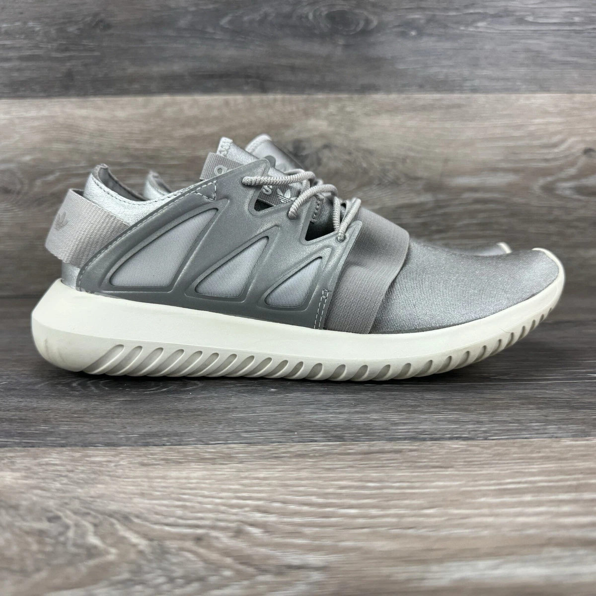 adidas gazelle silver green womens Adidas Tubular Sneakers Gray Shadow Knit US Size W-6.5 main image 1