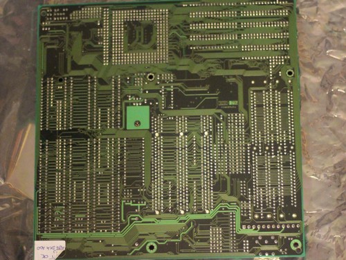 Socket 3 baby AT motherboard for 486 PCI ISA IDE FDD ALI 489 M918 working - Picture 12 of 12