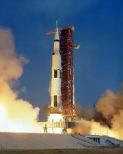 Saturn V Rocket Launch Apollo 11 1969 Photo Picture Poster Print Space NASA