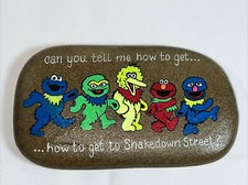 Can You Tell Me How to Get To Shakedown Street (Hand Painted Stone/Rock Art KL)