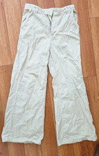 Nasty Gal Beige Wide Leg Pants Size 8 Timeless Classic Capsule Wardrobe Basic