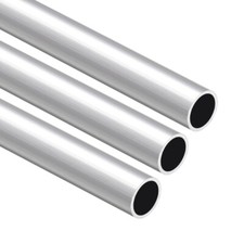 3x6063 Aluminium Rundrohr 300mm L&auml;nge 13mm AD 11mm ID Nahtlose Rohr
