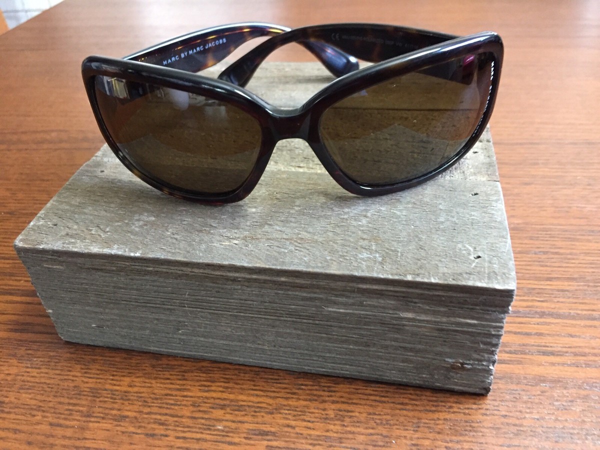 Auth MARC BY MARC JACOBS MMJ055/P/S Tortoise Brown POLARIZED 