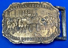 American Express - Wells Butterfield Belt Buckle By Synek Studio New York