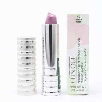 Clinique Dramatically Different Lipstick 42 Silvery Moon 0.1oz/3g Full Size NIB