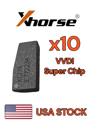 10x XHORSE SUPER TRANSPONDER CHIP XT27A FOR VVDI TOOL MAX SET OF 10 NEW