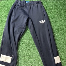 adidas kids navy track pants size small