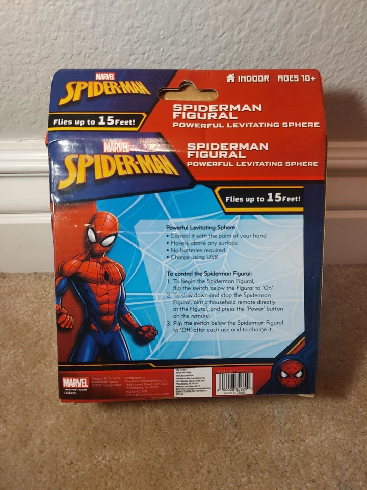 ESFERA LEVITANTE FIGURATIVA MARVEL SPIDERMAN, NUEVAQ Foto 2 de 3