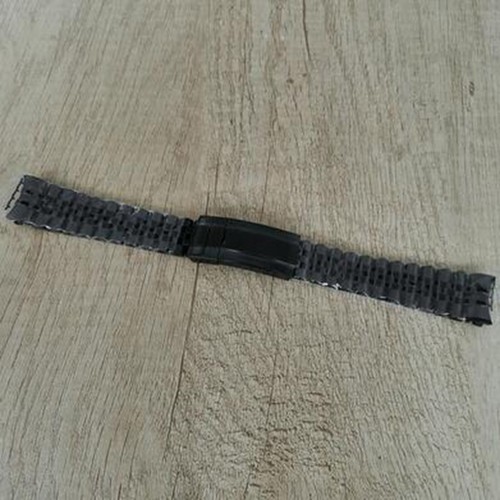 Für Sub 40mm Uhrengehäuse Edelstahl Uhrenarmband Band Gürtel mit Klappschnalle - Bild 10 von 15
