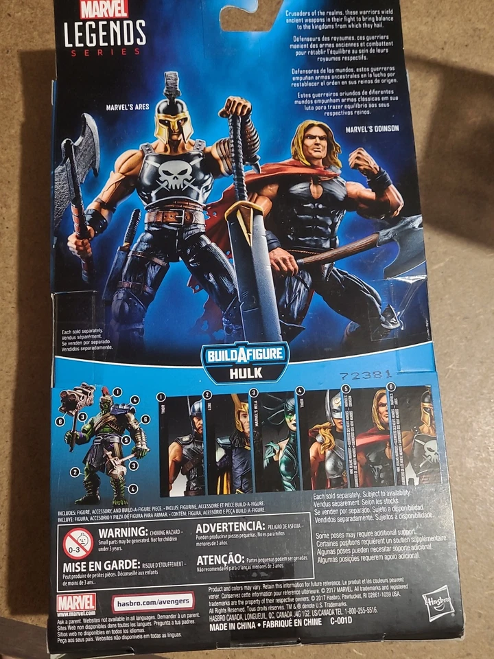 Marvel Legends BAF Gladiador Hulk El Poderoso Thor Odinson Hasbro En paquete Foto 2 de 3