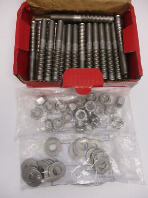 HILTI ANCHOR ROD HIT-Z-R 1/2''X41/2'' PN: 2018454 20 ANCOR, NUTS, & BOLTS IN BOX