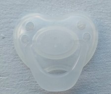Honeybug MAGNET PACIFIER reborn doll Clear Cap, Clear Handle Clear Base