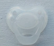 Honeybug MAGNET PACIFIER reborn doll Clear Cap, Clear Handle & Clear Base