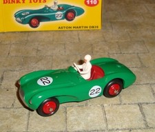 ASTON MARTIN DB3S CAR - DINKY TOYS 110  - DEAGOSTINI REPRODUCTION c2018
