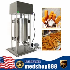 15L Electric Commercial Stainless Steel Spanish Restaurant Churro Maker Machine 