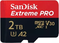SanDisk 2TB Extreme Pro MicroSDXC UHS-I U3 A2 Memory Card .....