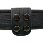 Perfect Fit Nylon Ballistic Double Wide Police Belt Keeper Black Snaps Security