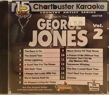 90075R GEORGE JONES   CHARTBUSTER KARAOKE LOT SH