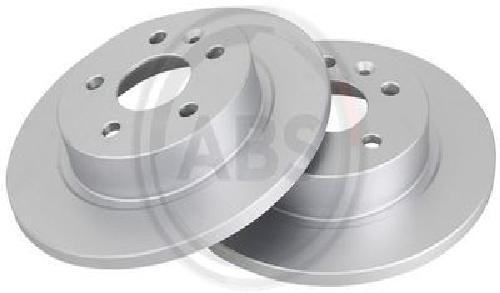 2x Original A.B.S. Brake Disc 18035 for Chevrolet Opel
