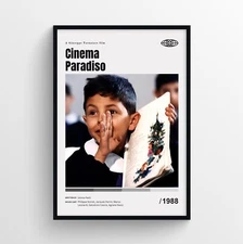 Cinema Paradiso Movie Poster Print, Wall Art - Unframed