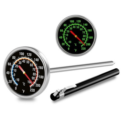 Meat Thermometer - Instant Read Food Thermometer with 5.5-Inch Stainless Stee...