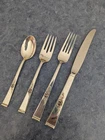 Classic Rose Reed & Barton Sterling Silver 4 piece table setting No mono