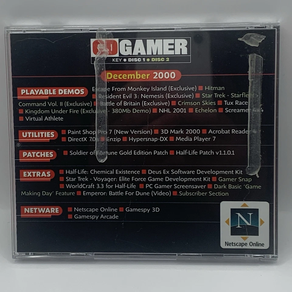 PC GAMER ISSUE 90 December 2000 DEMO DISC PC CD ROM GAME - RARE RETRO GAMING - Image 2 of 4