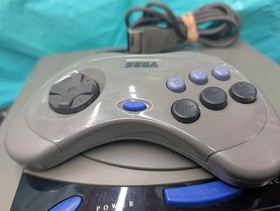 Sega Saturn Console Gray (HST-3200) Japan &ndash; TESTED &ndash; Bundle with Controller & AV