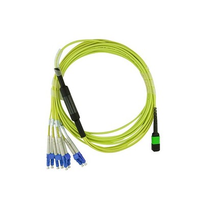 BlueOptics LWL MPO/4xLC Breakout Kabel G.657.A1 Singlemode 30 Meter