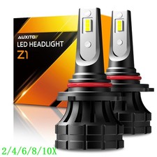AUXITO HB3 Conversion Bulbs 9005 LED Headlight High Low Beam 6000K Bright 2~10X