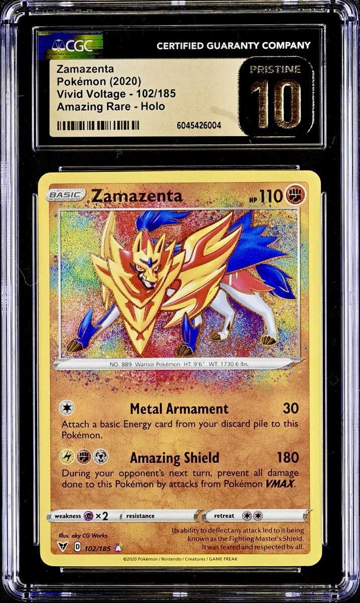 Pokémon Amazing Rare Complete Set CGC Pristine 10 Vivid Voltage
