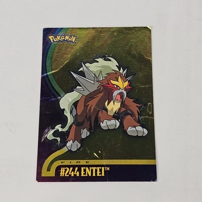 Entei # 244 Pokemon Card Topps TV Animation Edition Holo - Image 1 of 4